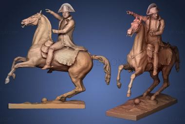 3D модель Наполеон на коне (STL)